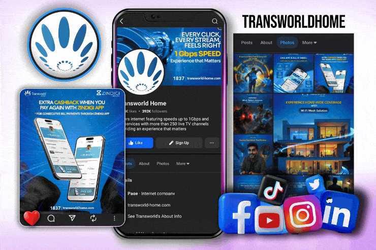 Social-Media-Marketing-Portfolio - Screenshots of our clients facebook and instagram profile and social media content